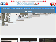 Tablet Screenshot of coolers.ca